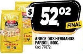 Supermercados Yaguar Arroz Dos Hermanos Parboil 500g oferta