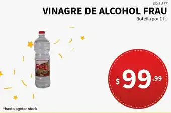 Atlas Hipermayorista Vinagre de Alcohol FRAU botella por 1lt oferta