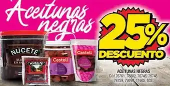 Supermercados Yaguar Aceitunas Negras oferta
