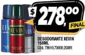 Supermercados Yaguar Desodorante Kevin 150ml oferta