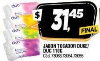 Supermercados Yaguar Jabon Tocador Duke/Duc 110g oferta
