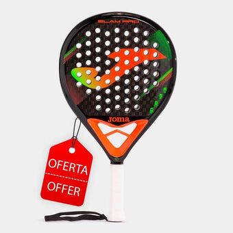 Joma Pala de pádel slam pro negro coral flúor oferta