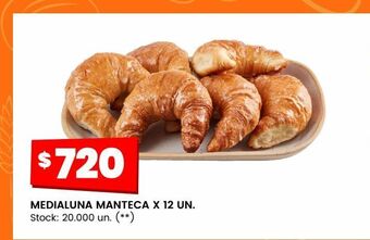 Changomas Medialuna manteca oferta