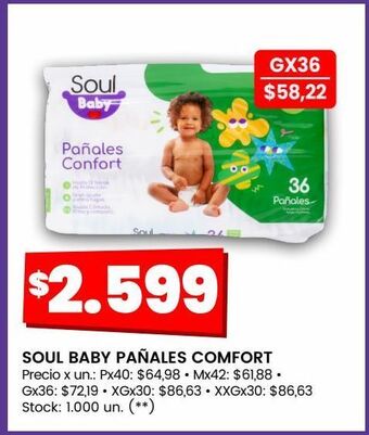 Changomas Soul baby pañales comfort oferta