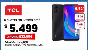 Changomas Celulares tcl oferta