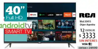 Authogar RCA 40" Full HD Android Tv Smart TV 50415 oferta