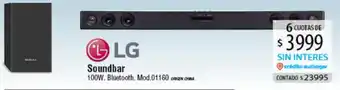 Authogar LG Soundbar 100W, Bluetooth, 01160 oferta