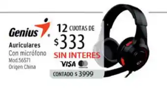 Genius Auriculares 56571
