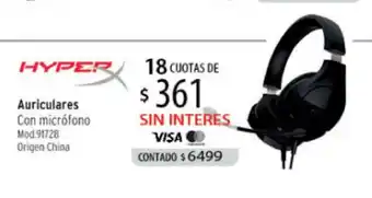 Authogar Hyper Auriculares 91728 oferta