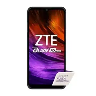Frávega Celular zte blade a5 plus 32gb negro + funda oferta