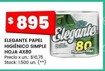 Changomas Elegante papel higiénico simple hoja oferta