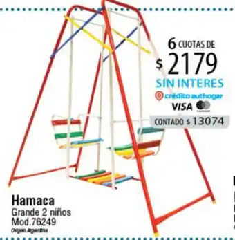 Hamaca Grande 2 niños 76249