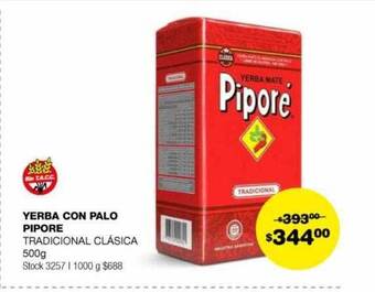 Atomo Conviene Yerba con palo pipore oferta