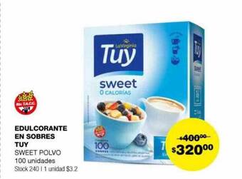 Atomo Conviene Edulcorante en sobres tuy oferta