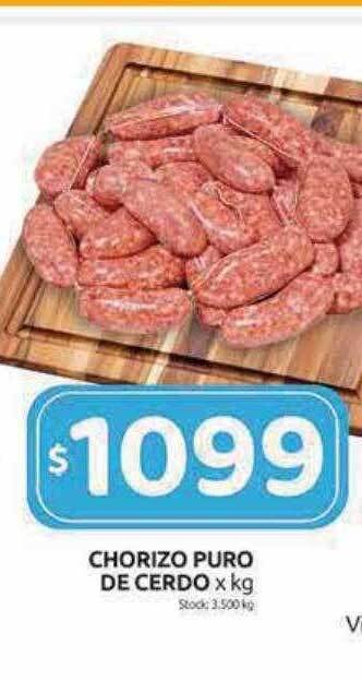 Cordiez Chorizo puro de cerdo x kg oferta