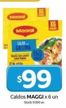 Cordiez Caldos maggi x 6 oferta