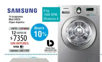 Authogar Samsung 14 programas Mod. 34928 oferta