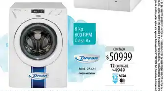 Authogar Drean 6kg. 600 RAM Clase A+ Mod. 28721 oferta