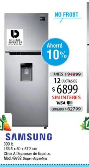 Authogar Samsung 300 lt. 163.5 x 60 x 67.2 cm oferta