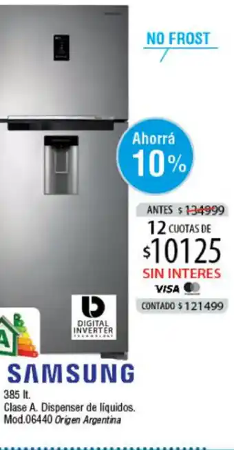 Authogar Samsung 385 lt oferta
