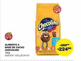 Atomo Conviene Alimento a base de cacao chocolino oferta