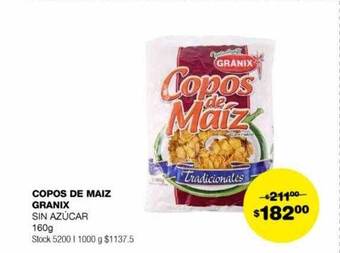 Atomo Conviene Copos de maiz granix oferta