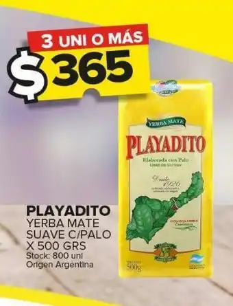Carrefour Maxi Yerba mate playadito x 500g oferta