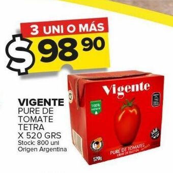 Carrefour Maxi Puré de tomate vigente x 520g oferta