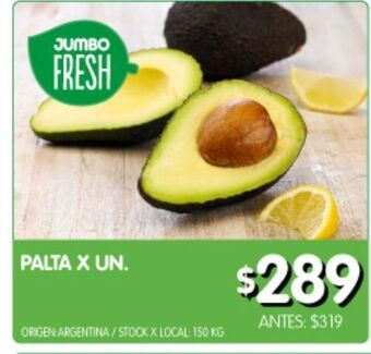 Jumbo Palta x un oferta