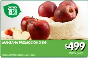 Jumbo Manzana promoción kg oferta