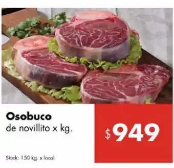 Disco Osobuco de novillito x kg oferta