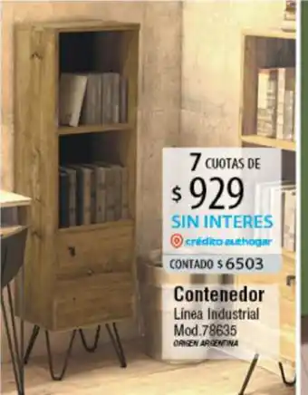 Authogar Contenedor Linea Industrial oferta