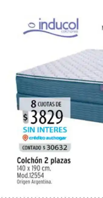 Authogar Inducol Colchón 2 Plazas oferta