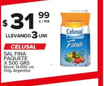 Carrefour Maxi Sal Fina Paquete x 500 grs oferta