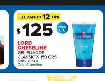 Carrefour Maxi Lord Cheseline Gel Fijador Classic x 150 grs oferta