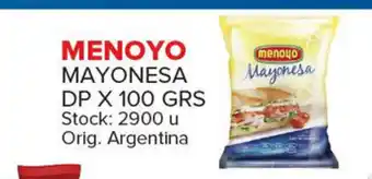 Carrefour Maxi Menoyo Mayonesa Dp x 100 grs oferta