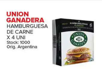 Carrefour Maxi Union Ganadera Hamburguesa De Carne x 4 uni oferta