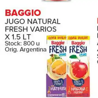 Carrefour Maxi Baggio Jugo Natural Fresh Varios x 1.5 lt oferta