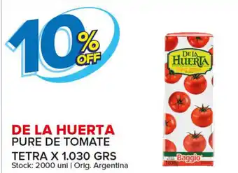 Carrefour Maxi De La Huerta Pure De Tomate Tetra x 1.030 grs oferta