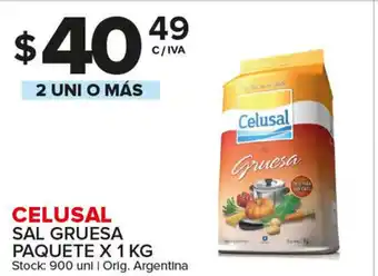 Carrefour Maxi Celusal Sal Gruesa Paquete x 1 kg oferta