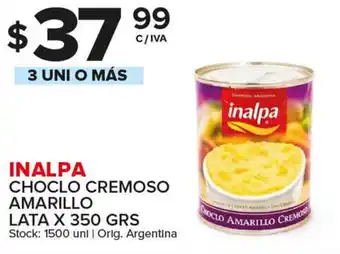 Carrefour Maxi Inalpa Choclo Cremoso Amarillo Lata x 350 grs oferta