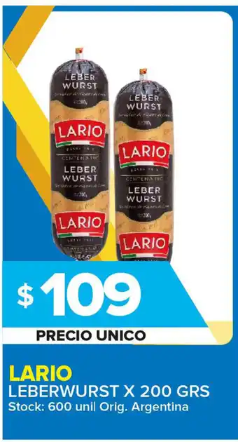 Carrefour Maxi Lario Leberwurst x200 grs oferta