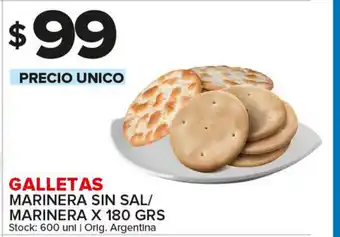 Carrefour Maxi Galletas Marinera Sin Sal/Marinera x180 grs oferta