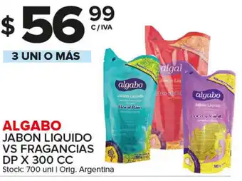 Carrefour Maxi Algabo Jabon Liquido Vs Fragancias Dp x300 cc oferta