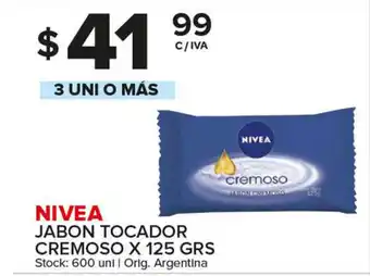 Carrefour Maxi Nivea Jabon Tocador Cremoso x125 grs oferta