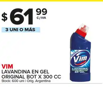 Carrefour Maxi Vim Lavandina En Gel Original Bot x300 cc oferta
