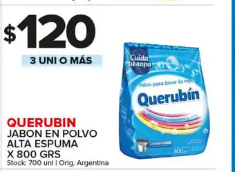 Carrefour Maxi Querubin Jabon En Polvo Alta Espuma x800 grs oferta