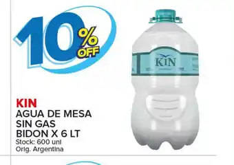 Carrefour Maxi Kin Agua De Mesa Sin Gas Bidon x6 lt oferta