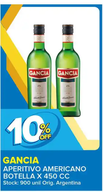 Carrefour Maxi Gancia Aperitivo americano Botella x450 cc oferta