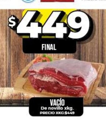 Supermayorista Vital Vacío De Novillo x kg oferta